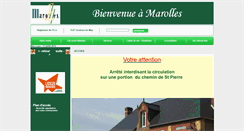 Desktop Screenshot of marolles14.fr